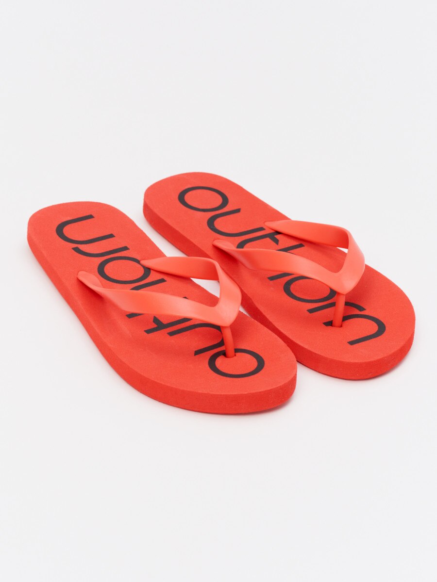  Men's flip-flops  red