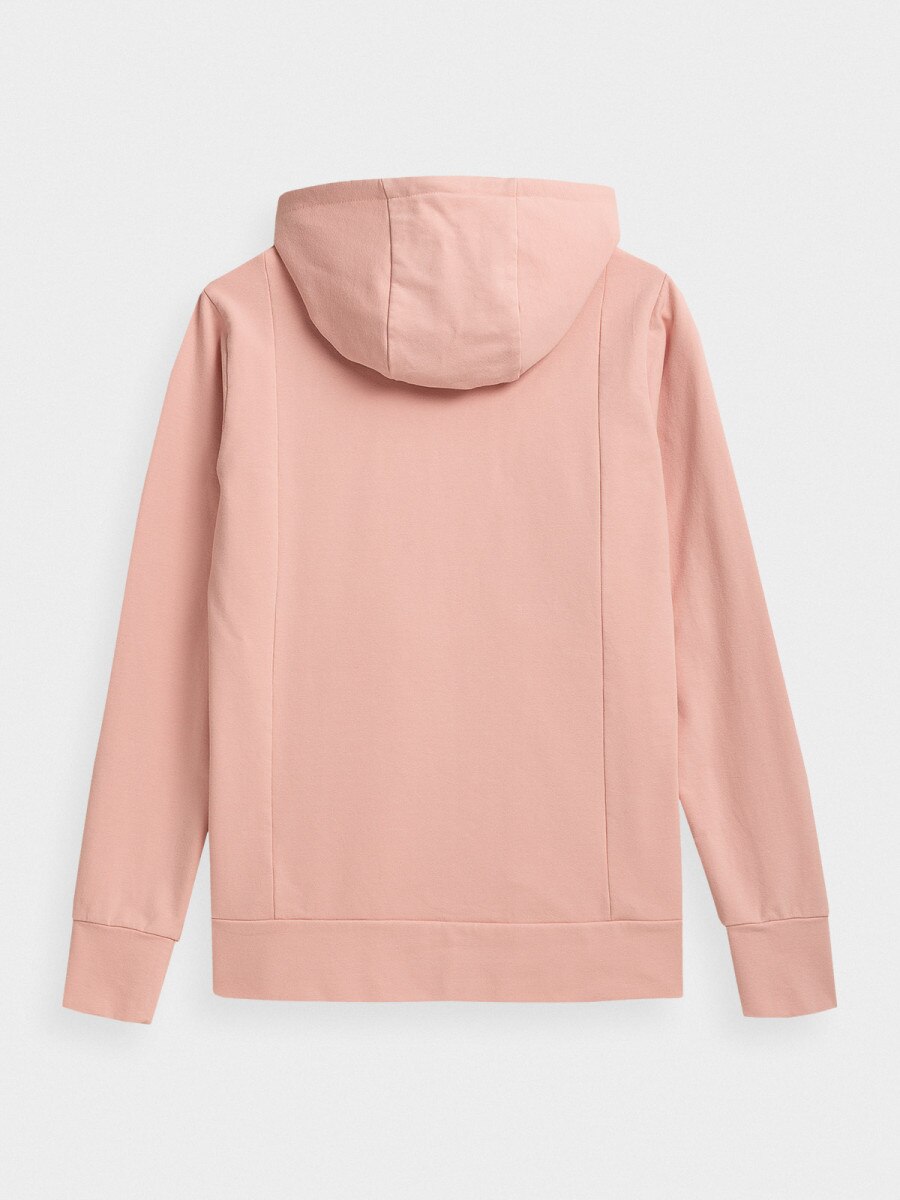  Women's zipped hoodie light pink 4