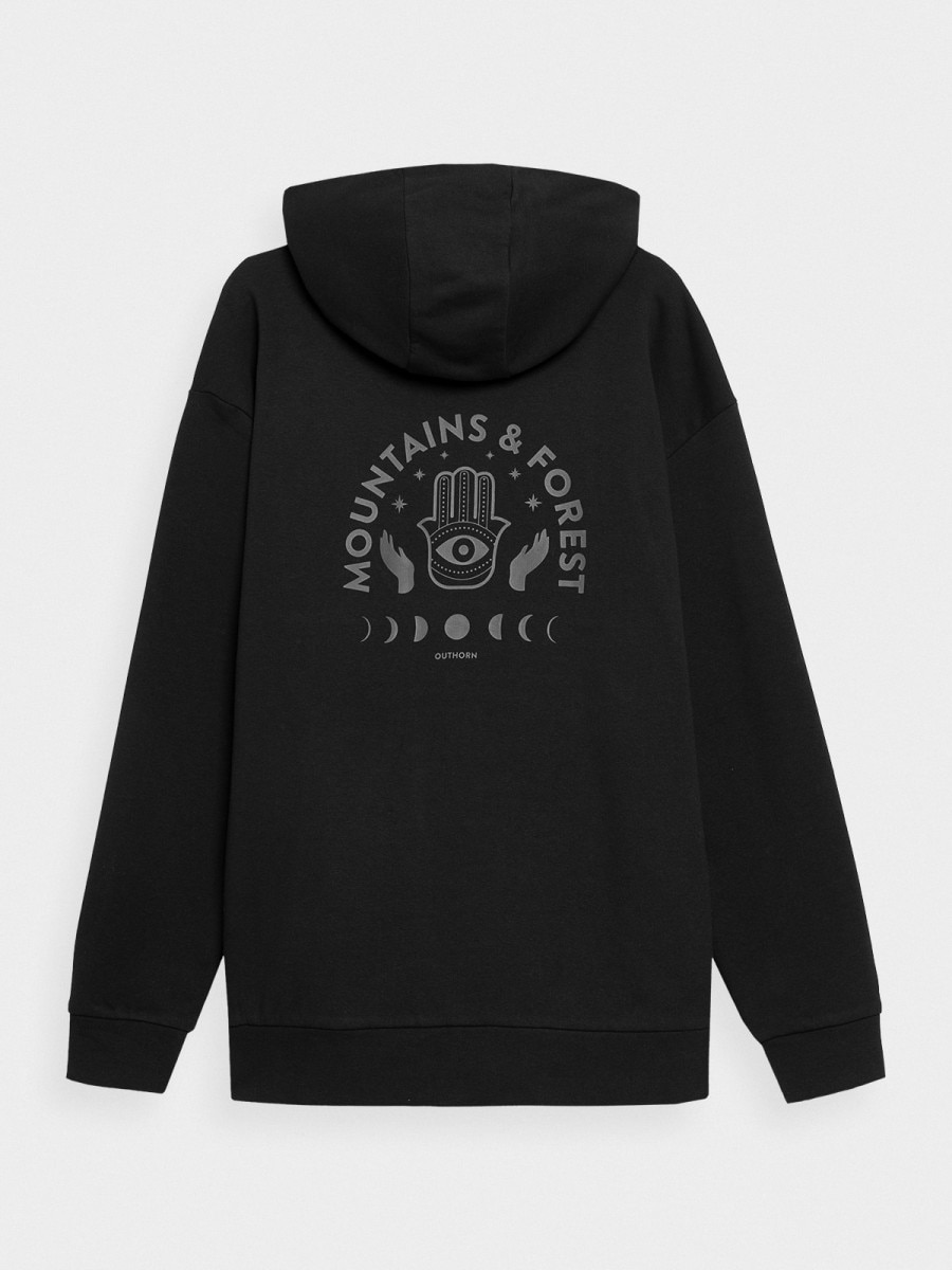 OUTHORN Men's hoodie deep black 7