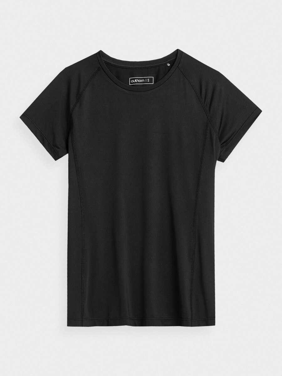  Women's active t-shirt deep black 2