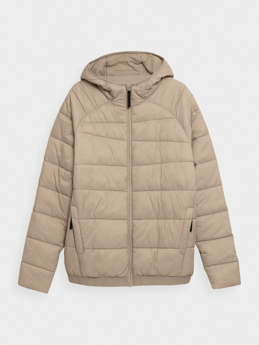  Men's synthetic down jacket beige 3