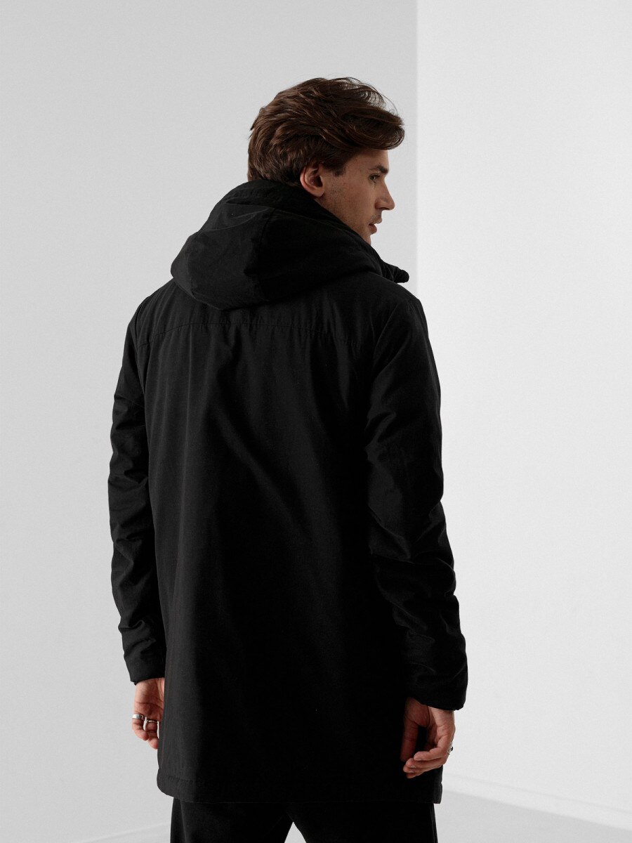  Men's winter jacket deep black 2