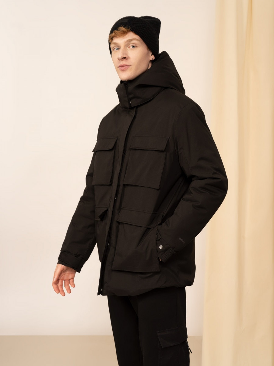 OUTHORN Men's winter jacket deep black 2
