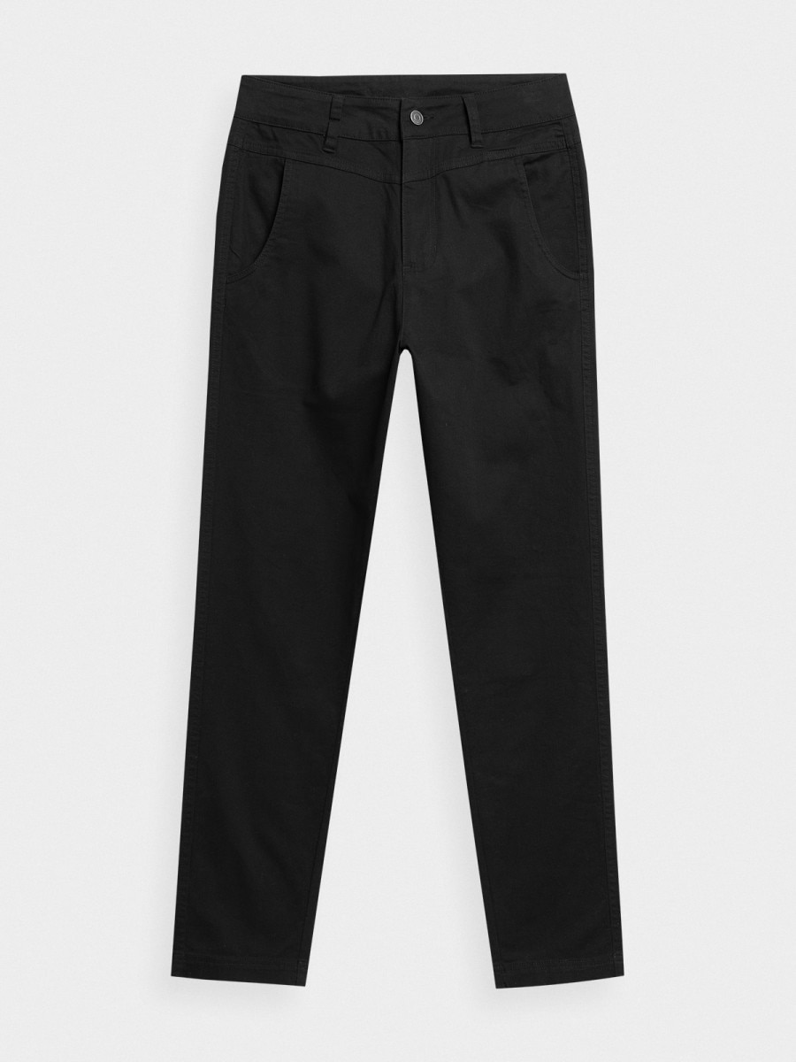 OUTHORN Women's woven trousers deep black 4