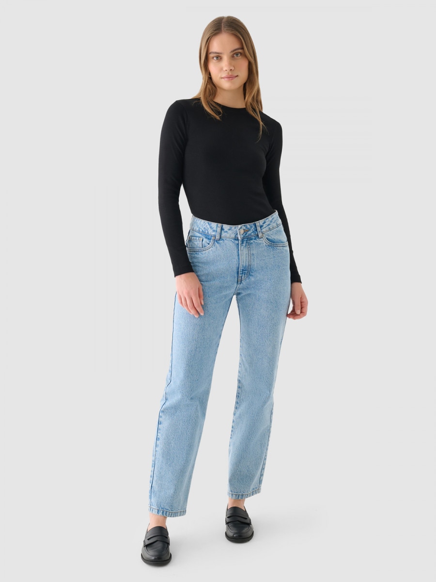 OUTHORN Women's straight jeans blue