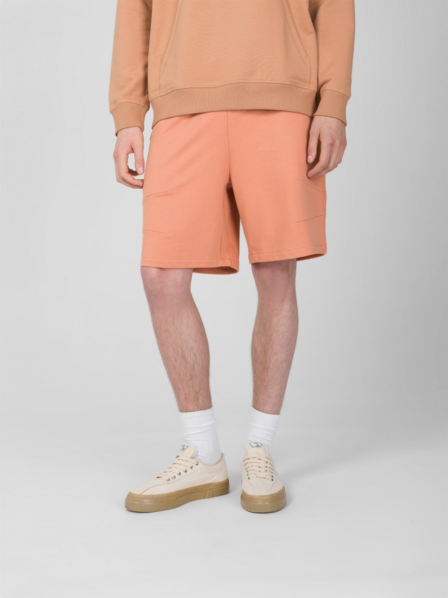 OUTHORN Men's sweat shorts - orange orange 2