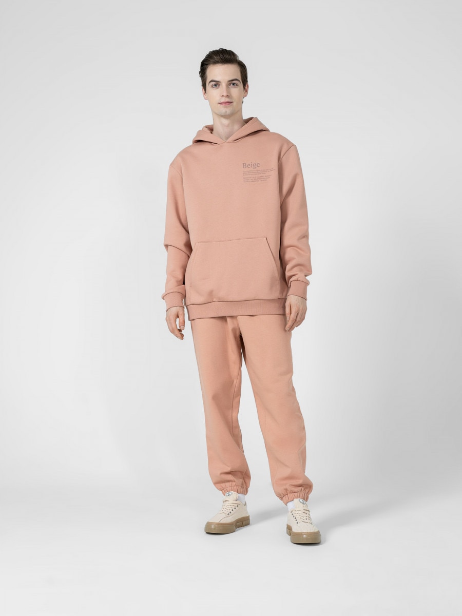 OUTHORN Men's sweatpants - coral powder coral
