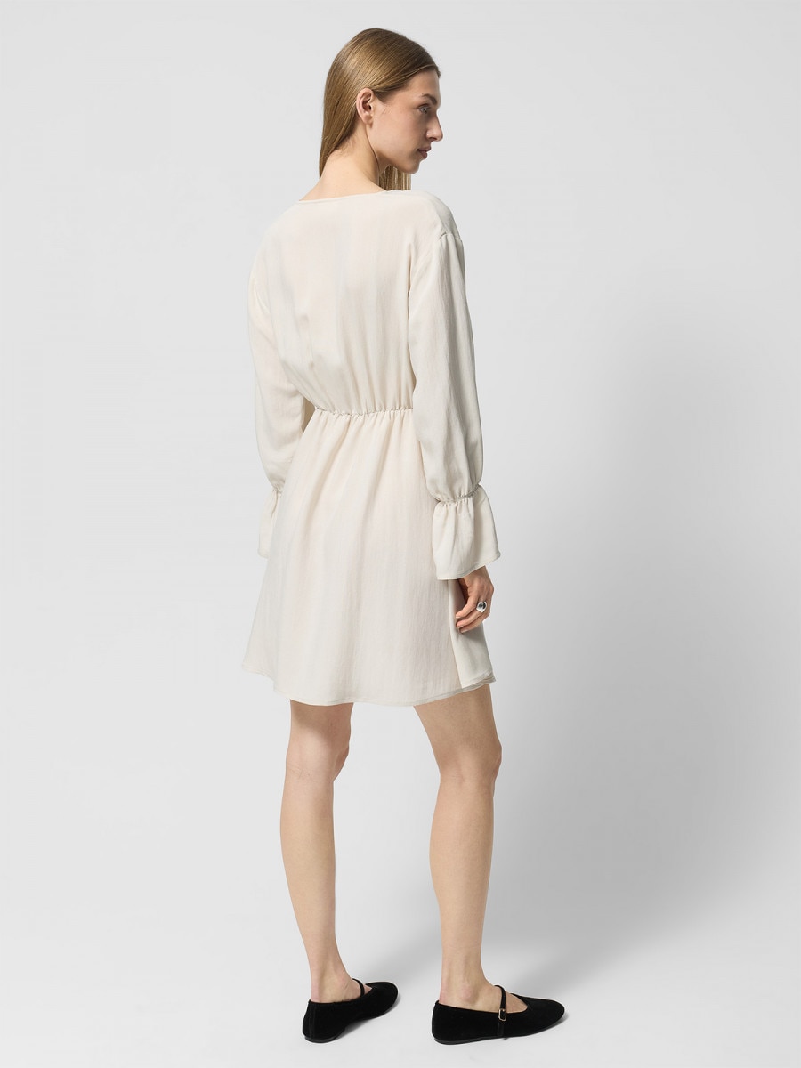 OUTHORN Midi dress with viscose  cream 5