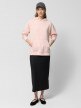 OUTHORN Women's oversize hoodie salmon pink 3