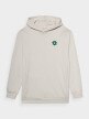 OUTHORN Men's oversize hoodie - cream 5