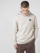 OUTHORN Men's oversize hoodie - cream 3