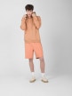 OUTHORN Men's oversize hoodie - orange orange