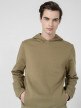 OUTHORN Men's oversize hoodie - olive turquoise blue 2