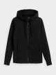  Women's zipped hoodie deep black 3