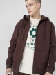 OUTHORN Men's zip-up hoodie - brown 2