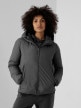 Women's twosided down jacket middle gray