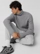 OUTHORN Men's turtleneck cool light gray 3