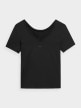 OUTHORN Women's training T-shirt deep black 5