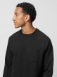 OUTHORN Men's pullover sweatshirt without hood deep black 3