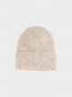 OUTHORN Women's winter beanie with wool and alpaca beige