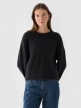 OUTHORN Women's sweater with wool and alpaca deep black