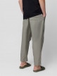 OUTHORN Men's woven linen trousers - khaki khaki 4