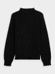  Women's cable-knit sweater deep black 3