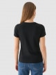 OUTHORN Women's basic t-shirt deep black 3