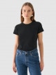 OUTHORN Women's basic t-shirt deep black