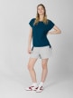 OUTHORN Women's oversize t-shirt  sea green 2