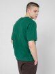 OUTHORN Men's oversize plain T-shirt - green 3