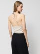 OUTHORN Women's backless top cream 5