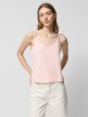 OUTHORN Women's tie-strap top salmon pink