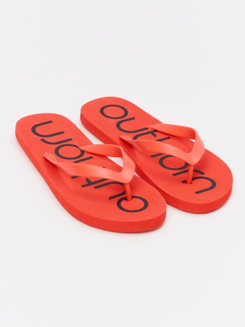 OUTHORN Men's flipflops  red