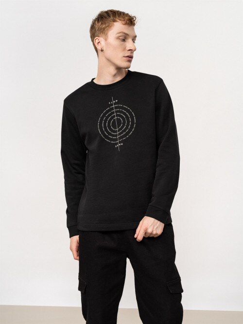 OUTHORN Men's sweatshirt deep black
