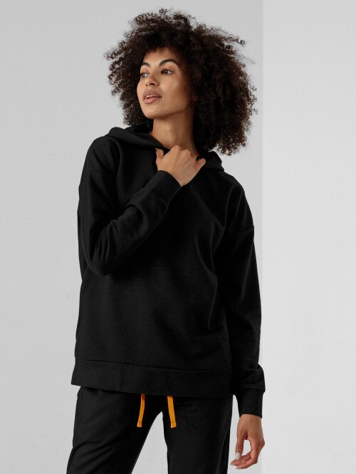 Women's hoodie deep black