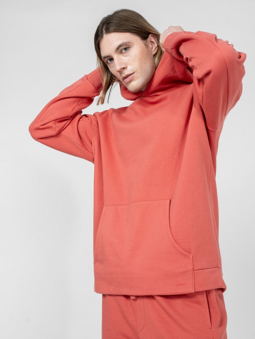 Men's oversize hoodie - red