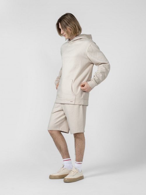Men's oversize hoodie - cream
