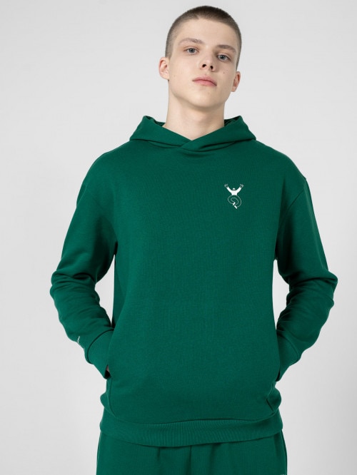 Men's oversize hoodie - green