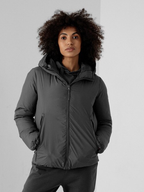 OUTHORN Women's reversible synthetic down jacket middle gray