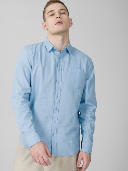 Men's shirt with linen