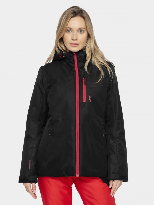 Women's ski jacket  deep black