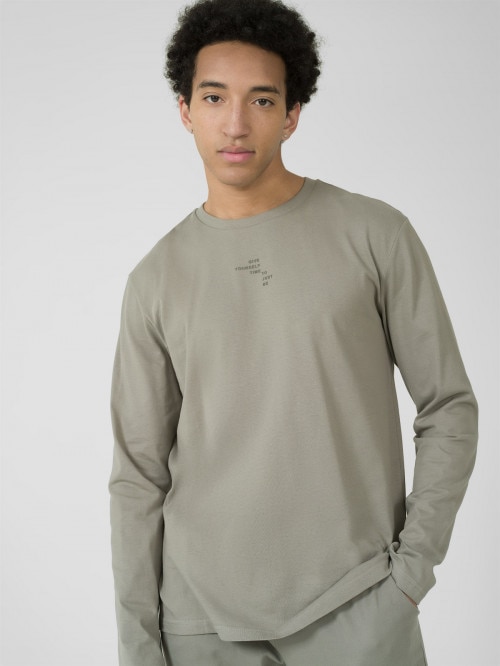 OUTHORN Men's longsleeve with print gray