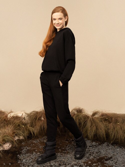 OUTHORN Women's sweatpants deep black