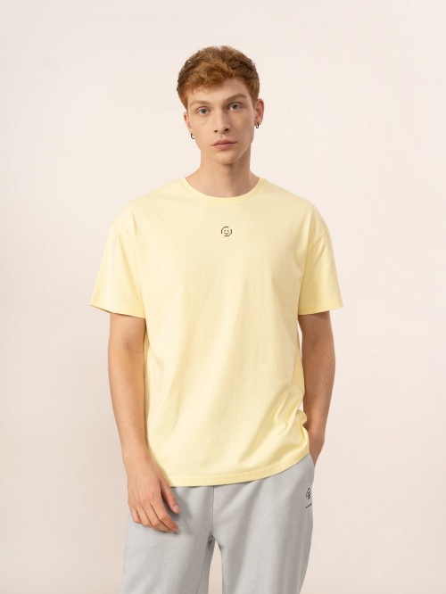 OUTHORN Men's oversize Tshirt with print
