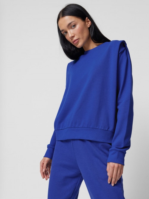 OUTHORN Women's pullover sweatshirt without hood cobalt blue