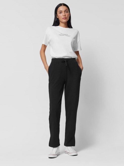 Women's sweatpants with slits