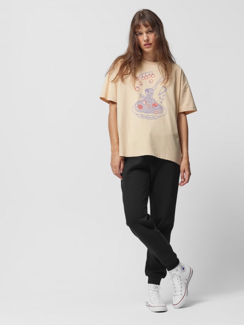 Women's oversize T-shirt with print