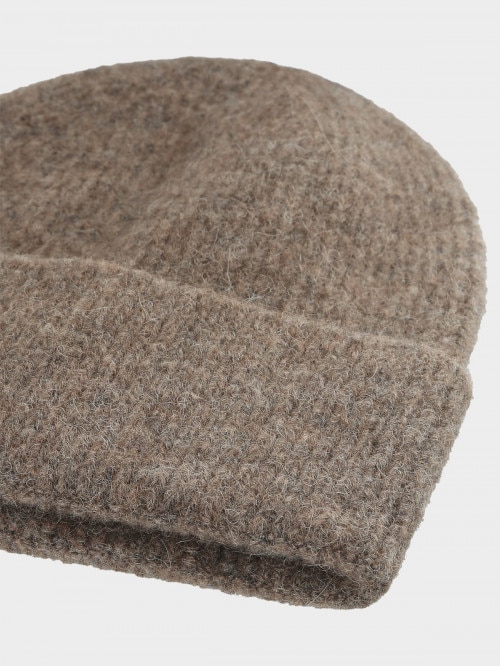 Women's winter beanie with wool and alpaca