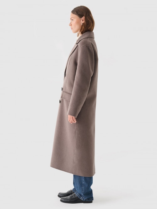 Women's coat with wool 